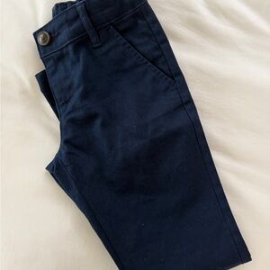 Old Navy girls uniform Boot-Cut Pants Navy